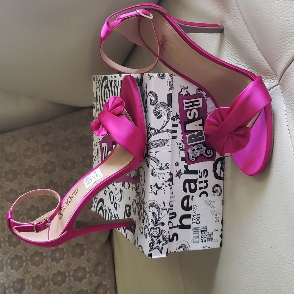Hot pink heels